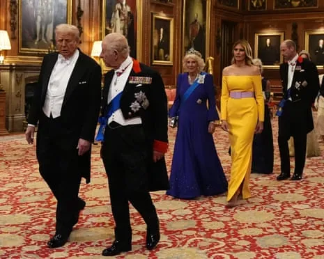 The Royal Family Roll Out Grand Welcome During Demonstrations; Kimmel Taken Off Air Over Kirk Remarks