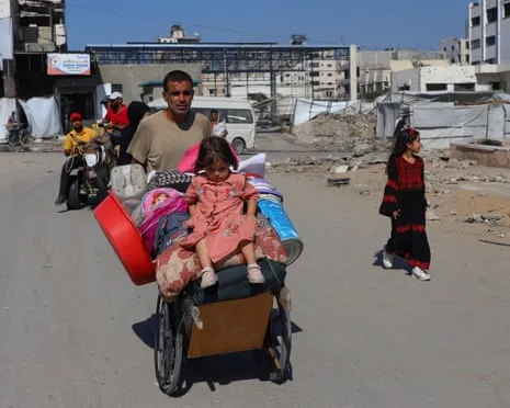 Escaping away from Death to Destruction: Gaza City Civilians Face Heart-Wrenching Dilemma