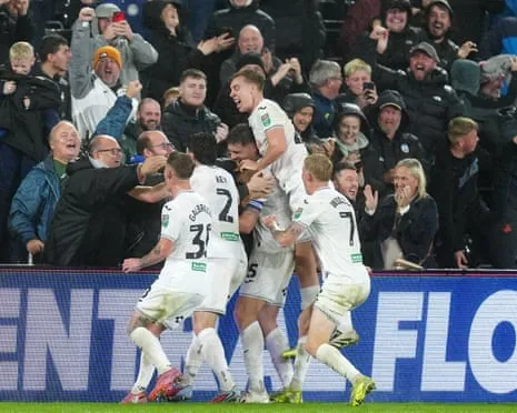 Agony for Forest's Manager as Swansea Shock Nottingham Forest with Dramatic Comeback