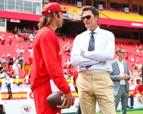 Tom Brady sparks social media outrage following being spotted in Vegas team booth
