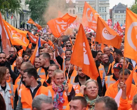Nationwide Strike Demonstrations Draws Vast Numbers Taking to the Streets In France